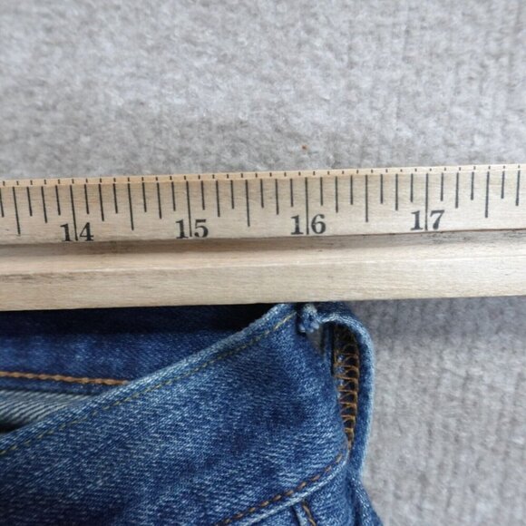 JOURNAL STANDARD Relume Jeans 32 x 31 Blue Cotton Selvedge Redline Button - Picture 6 of 11